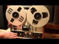 TEAC 3300 Record, Playback Rewind and Fast Forward Demo.- ZCUCKOO