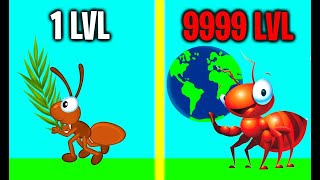 Idle Ants Colony! - IS THIS MOST POWERFUL ANT EVOLUTION! Max Level Speed! (9999+ Level Ant!)