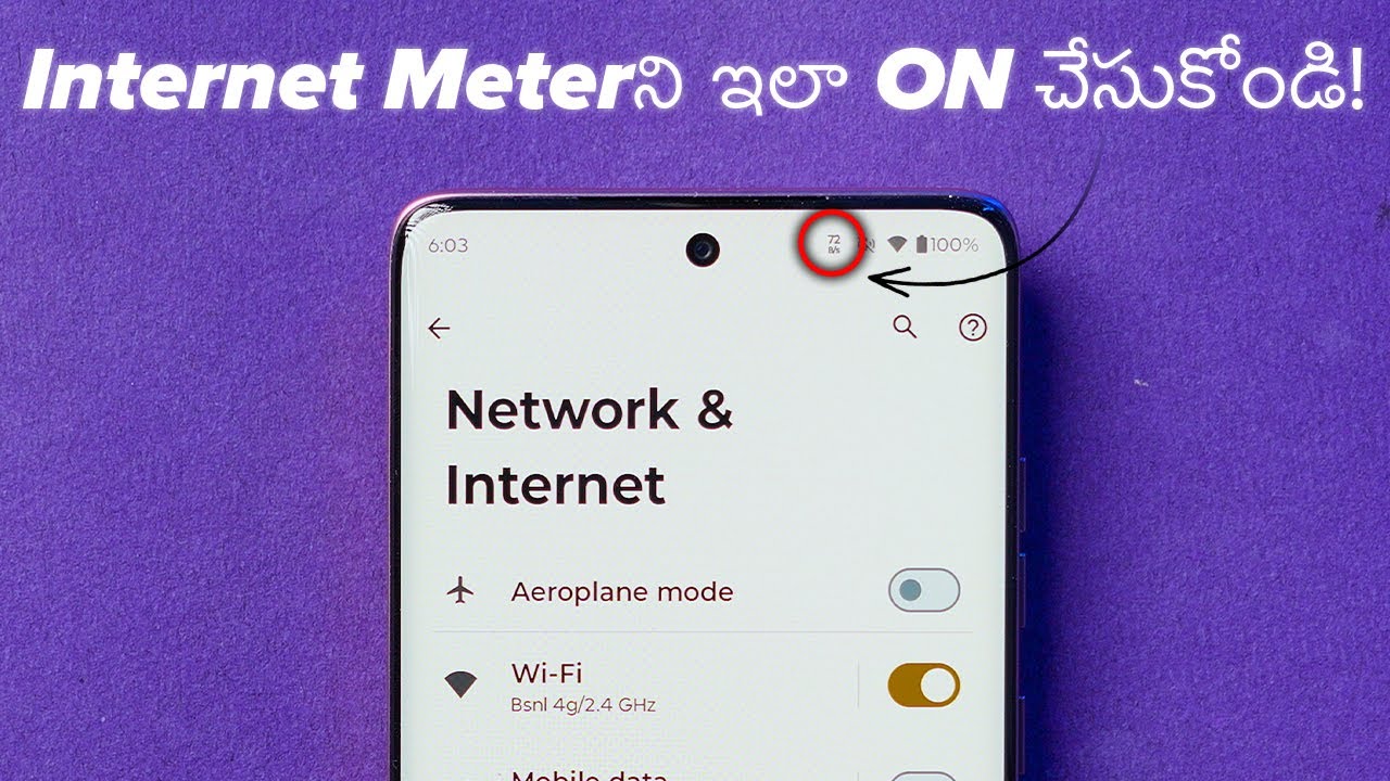 How to Enable/Disable Internet Speed Indicator in Motorola Mobiles ...