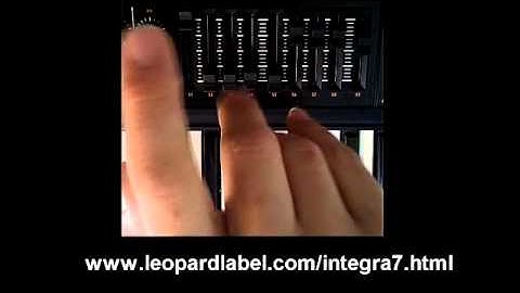 【DEMO】Roland Integra7 Demo Hammond Clone drawbar sysex