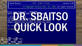 Text to Speech in DOS - Dr. SBAITSO