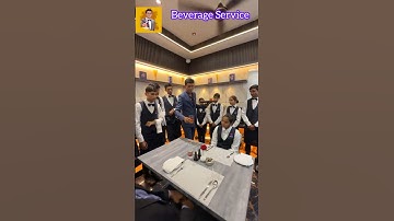 Sequence of Service -2, Beverage Service Training #Waiter