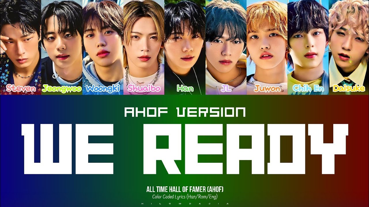 AHOF (아홉) - WE READY (Color Coded Lyrics) [FanCon Audio]