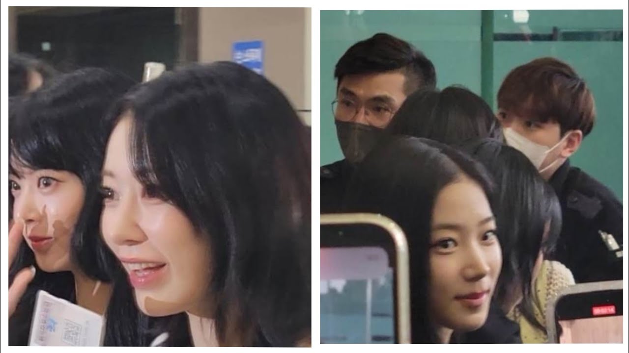 Le Sserafim 르세라핌 ルセラフィム  Gimpo Airport Departure to Kcon Japan 5-13-2023