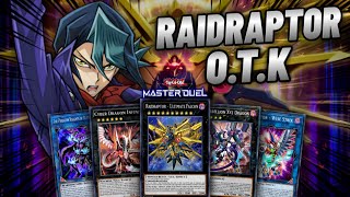 RAIDRAPTOR DECK  RAIDRAPTOR  ULTIMATE FALCON O.T.K XYZ OP Ranked Gameplay [YuGiOh! Master Duel]