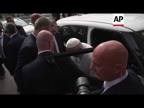 Папа Римский на встрече с верующими