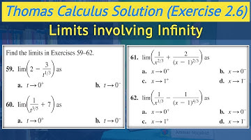 Thomas calculus exercise 2.6 Q59 to Q62 | Left and right limts urdu hindi || Lec 53