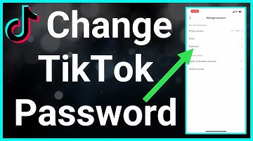 How To CHANGE TikTok Password!
