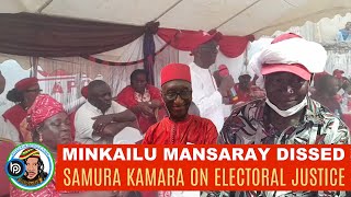 Play video: MINKAILU MANSARAY DISSED DR SAMURA KAMARA ON ELECTORAL JUSTICE