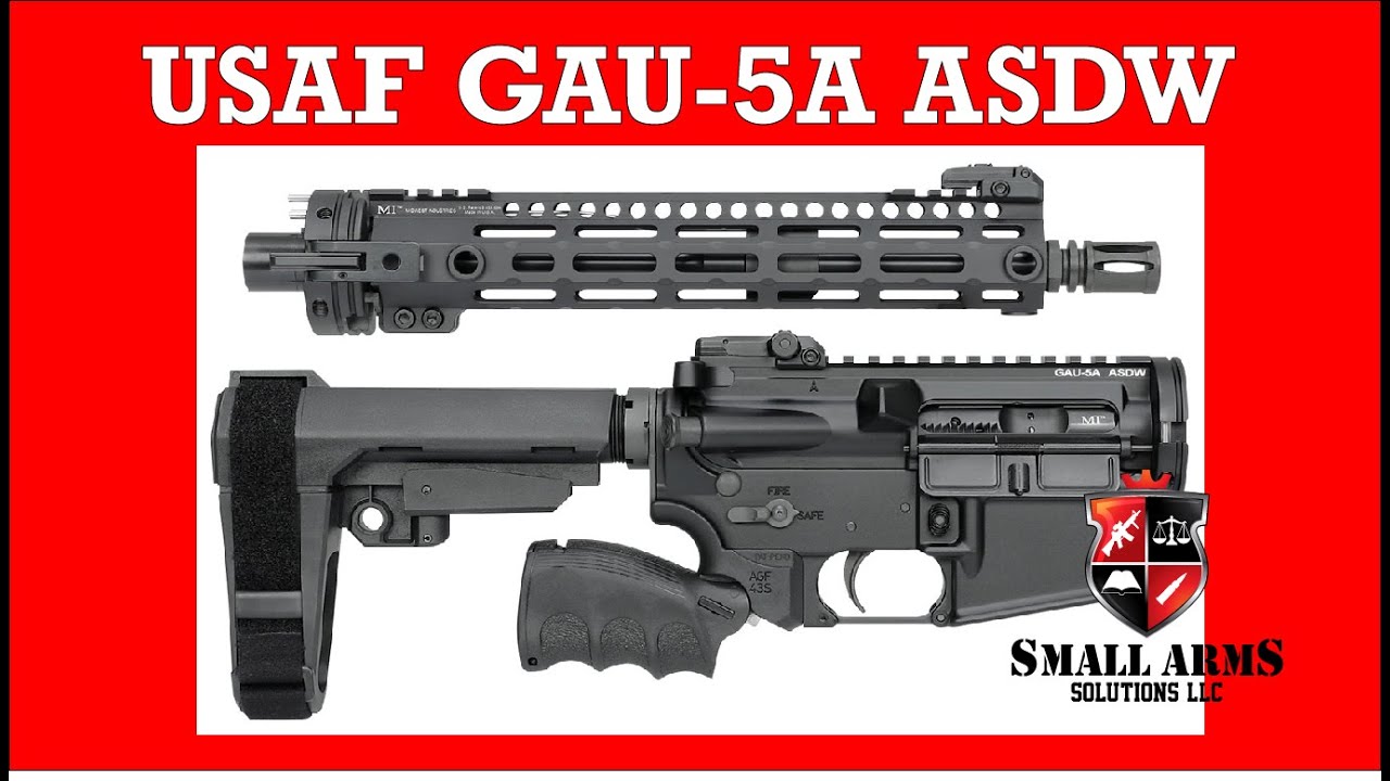The USAF GAU-5A ASDW - YouTube