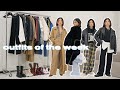 OUTFITS OF THE WEEK | winter lookbook 2021
