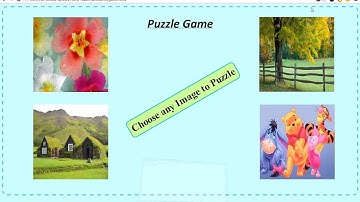 Javascript Puzzle Game