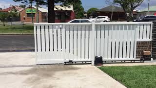 telescopic auto slide gate