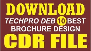 Download Techpro Deb top 10 Brochure CDR File