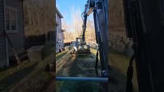 Patio digout with tiltrotator/engcon