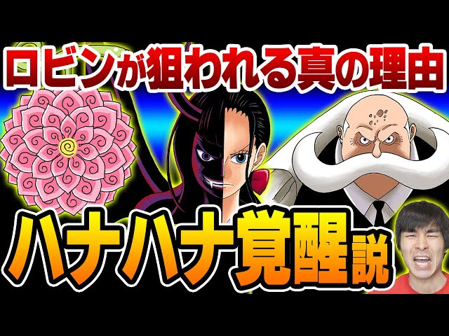 ハナハナの実    これであなたもニコ・ロビン ハナハナの実の覚醒は〇〇を作り出すことだった！？ロビンが五老