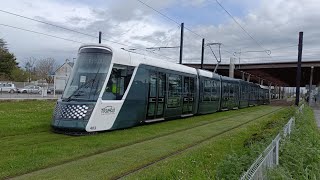 Le nouveau tram de Nantes en essai