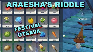 Araesha’s Delicious Riddle Festival Utsava Genshin Impact 3.0 screenshot 2