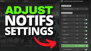 How To Adjust Notifications Settings in COD Warzone 2
