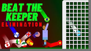 Beat the Keeper  50 Country Elimination Marble Race