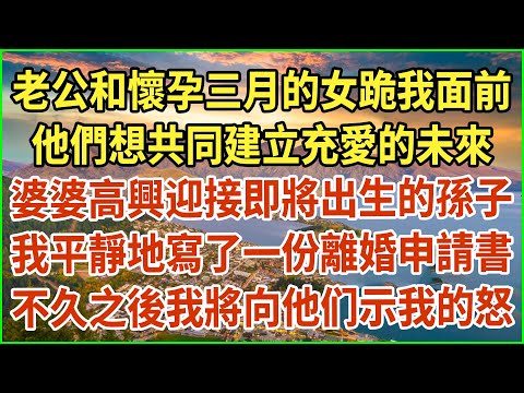 老公和懷孕三月的女跪我面前，他們想共同建立充愛的未來，婆婆高興迎接即將出生的孫子，我平靜地寫了一份離婚申請書，不久之後我將向他们示我的怒 #生活經驗 #情感故事 #深夜淺讀 #幸福人生 #深夜淺談