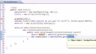 Intermediate Java Tutorial   118   Listening for User Events