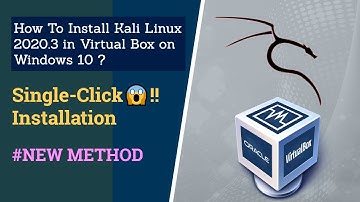 Easiest way to install Kali Linux 2020.3 in virtualbox On Windows10 😱😱!! [2020]