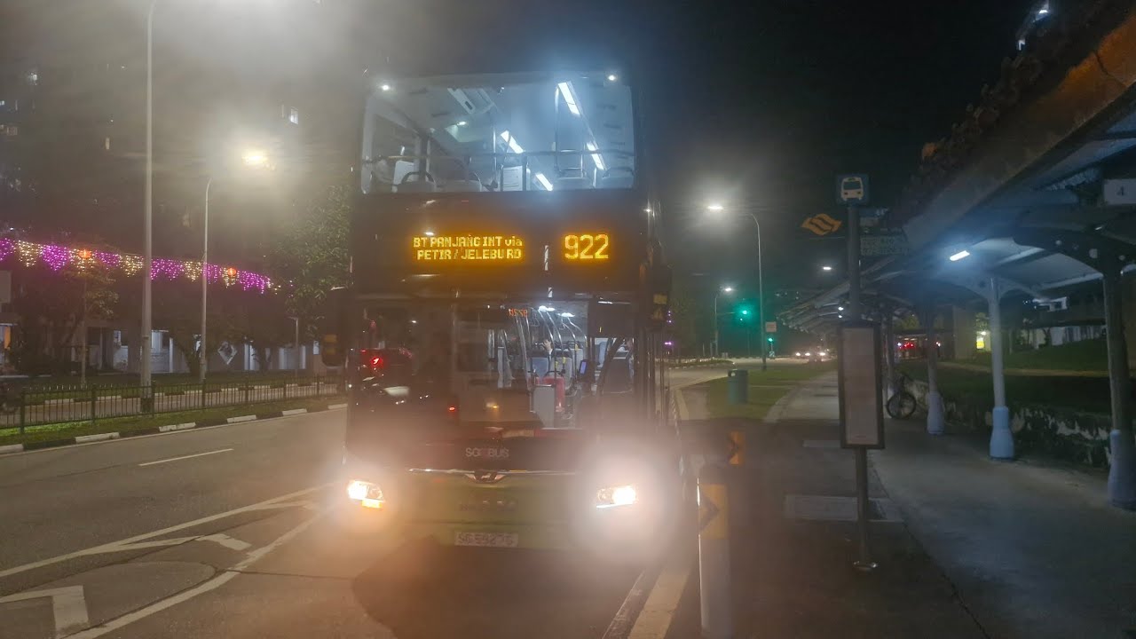 SMRT Bus Service 922 Man ND323F A95 Euro VI Batch 1 SG5927G - YouTube