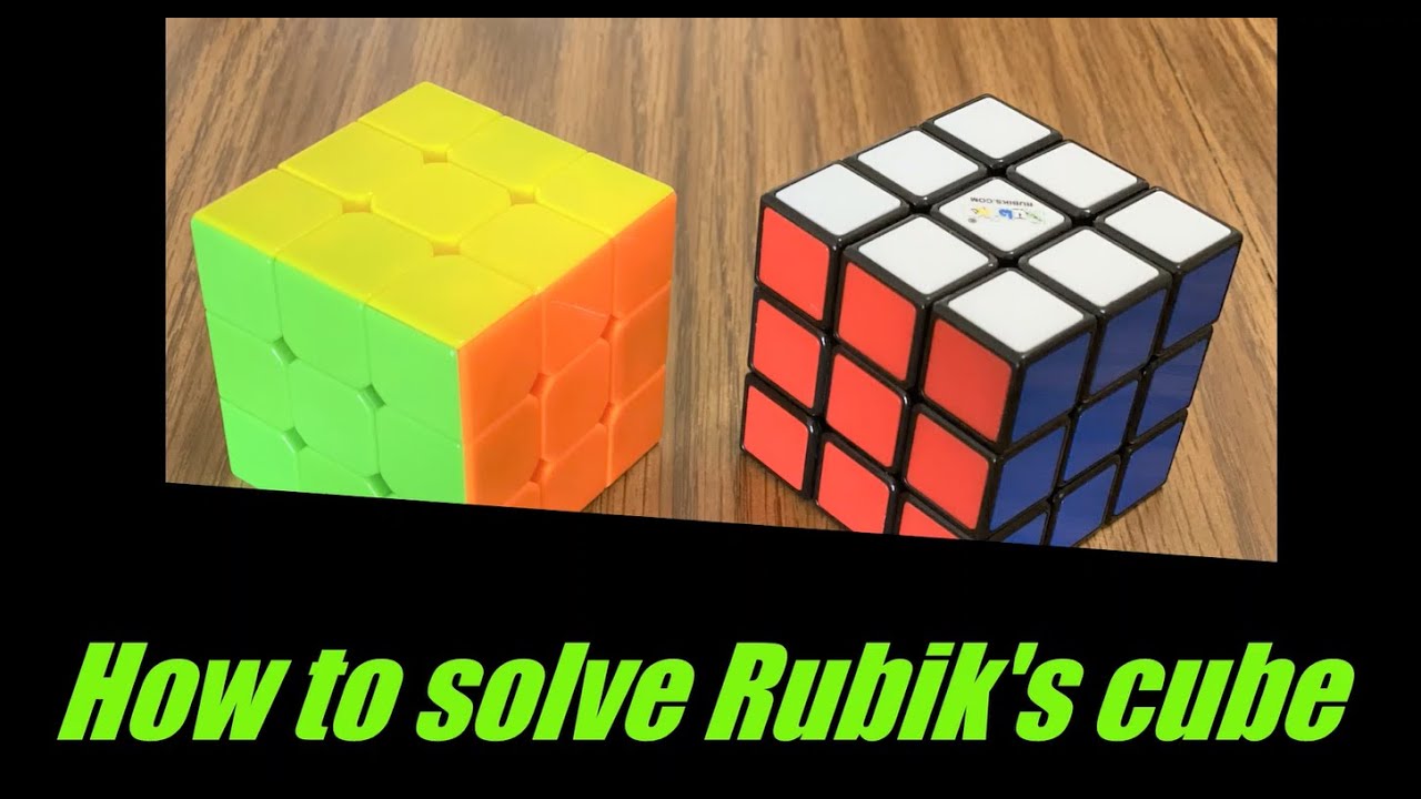 How to Solve a Rubik’s Cube | Easiest Step By Step Method for Beginners ...