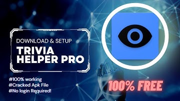 I GET my FULLY CONFIRM answers from this APP! Download & Install TRIVIA HELPER PRO for FREE 100%