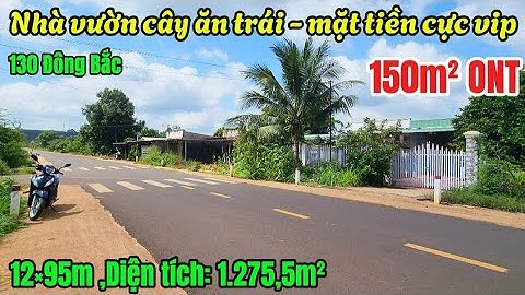 Nhà vườn cây ăn trái cực đẹp, mặt tiền kinh doanh , vườn đã cho thu , 12×95m+150m² ONT , giá 1 tỷ 5