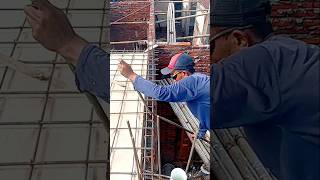 The method of bending iron uses pipe iron #construction #building #satisfying