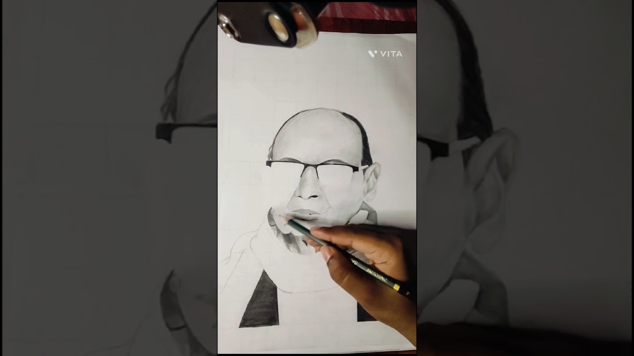 My Drawing Setup × My Late Father Drawing 