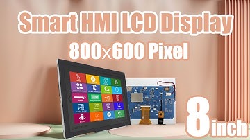 8 inch HMI Intelligent Smart UART SPI Touch 800x600 TFT LCD Displa