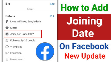 How to Add Joining Date On Facebook | How to Set Joining Date On Facebook | Show Facebook Join Date