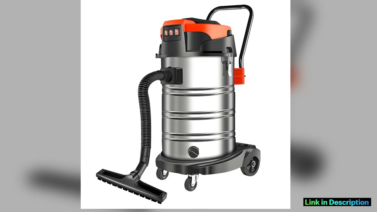 5400W Electric Vacuum Cleaner 60L High Power Wet and Dry Vacuum Cleaner Industrial Car Wash Shop La