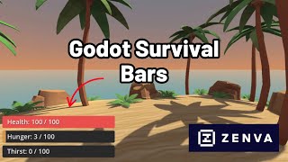 How to Make Survival Stat Bars in Godot 4