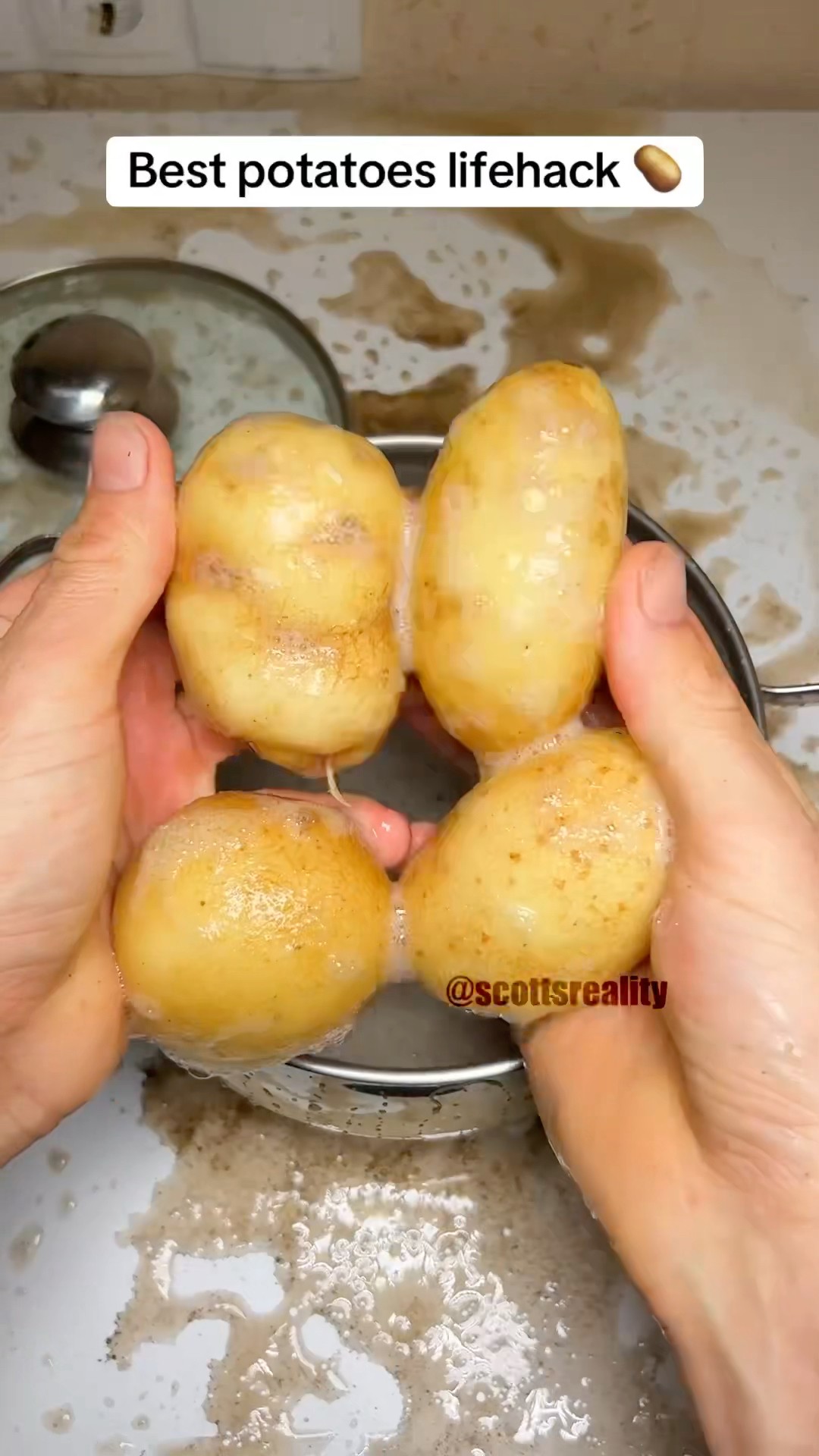 How to peel your potatoes, FAST ??