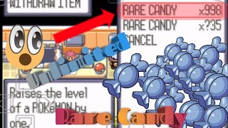 Unlimited Rare candy!!! 🍬|+How to download pokemon ruby on android