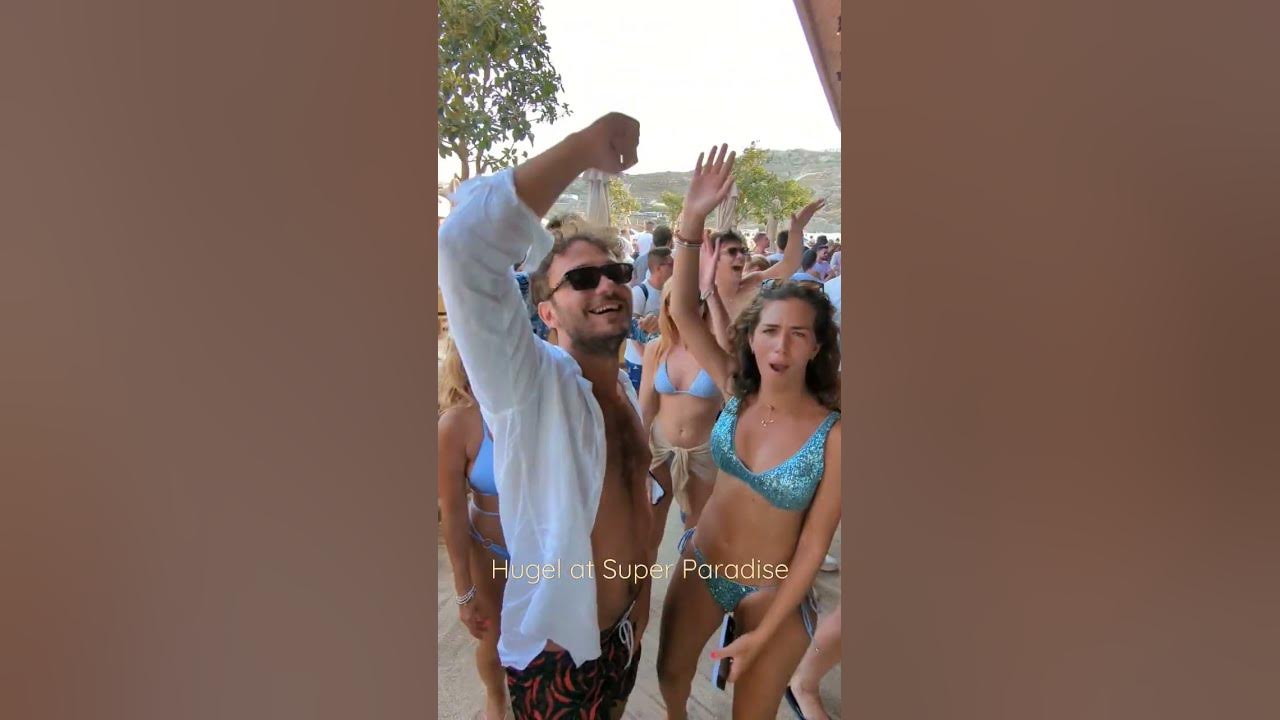 Hugel at Super Paradise Mykonos! #hugel #party #superparadise #mykonos