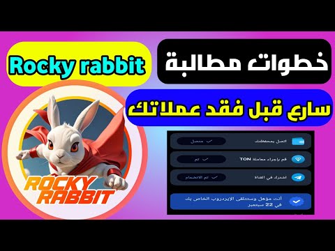 بوت Rocky Rabbit خطوات هامه لشروط السحب وقت الادراج توضيح هام Catizen بوت Rocky Rabbit خطوات هامه لشروط السحب وقت الادراج توضيح هام Catizen