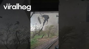 Train Conductor Finds Himself Caught In Tornado