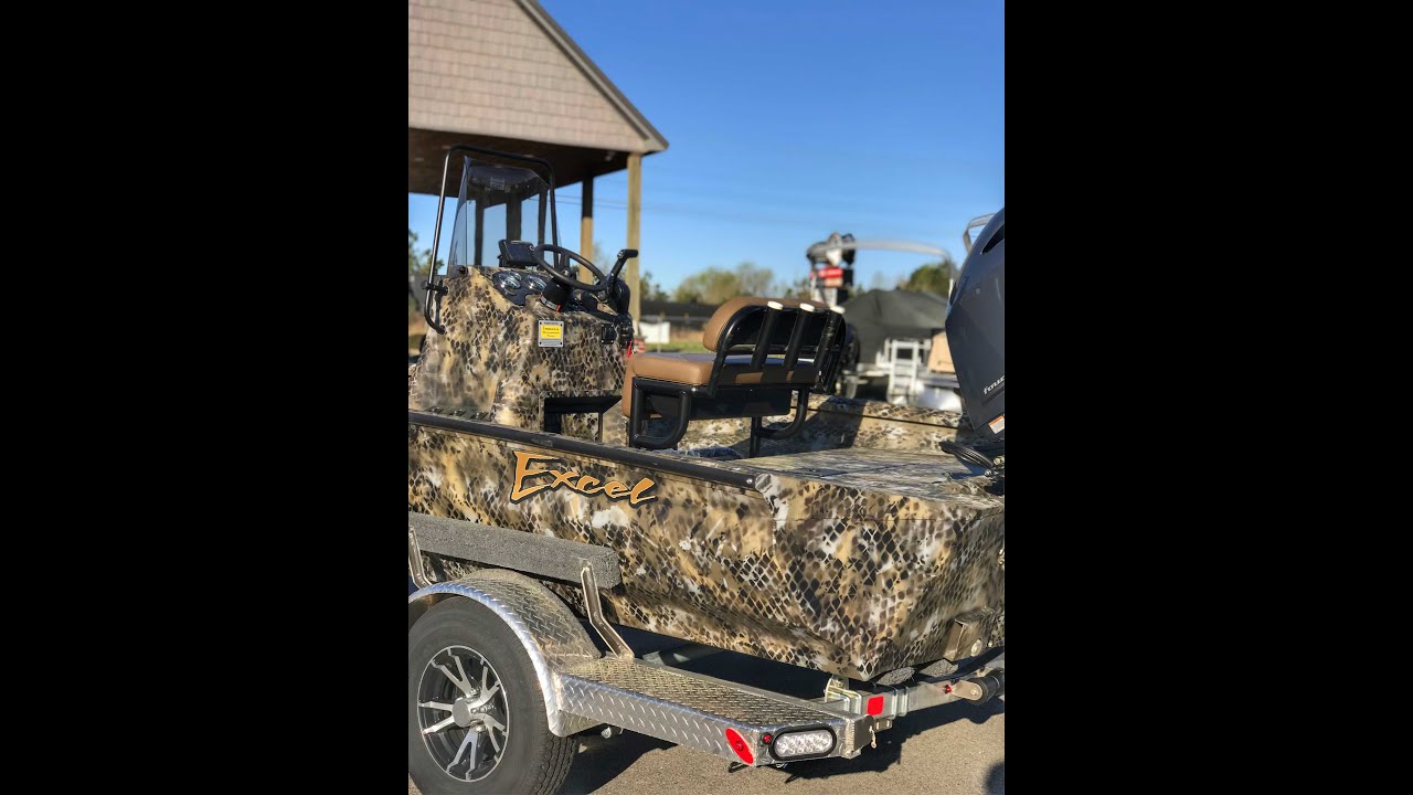 Excel 2172 Stalker Center Console with the Yamaha F175 & EZ Trac