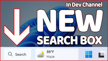 Enable New Search Box Widget on Taskbar In Windows 11 (Dev Version) ✔✔✔