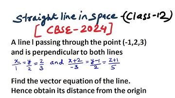 a line l passing through the point (-1,2,3) and is perpendicular toboth lines x/1=y/2=z/3 and
