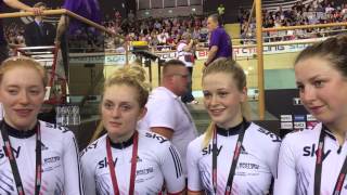 World Cup Gold Medallists The Great Britain Cycling Team Womens Team Pursuit