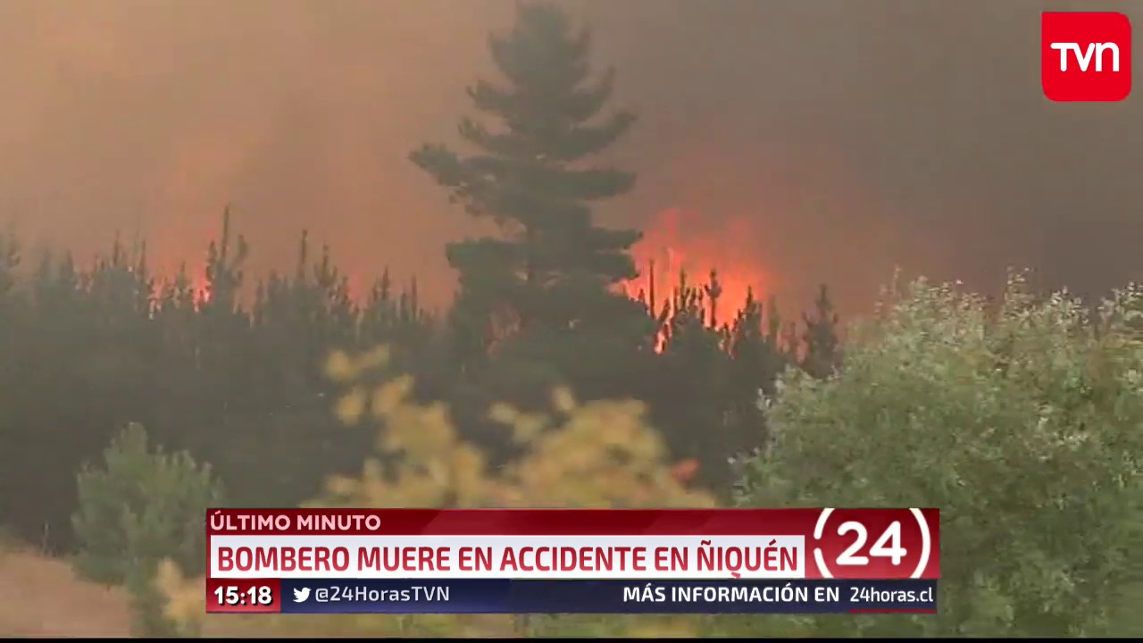 Bombero muere tras volcar camioneta en San Carlos | 24 Horas TVN Chile