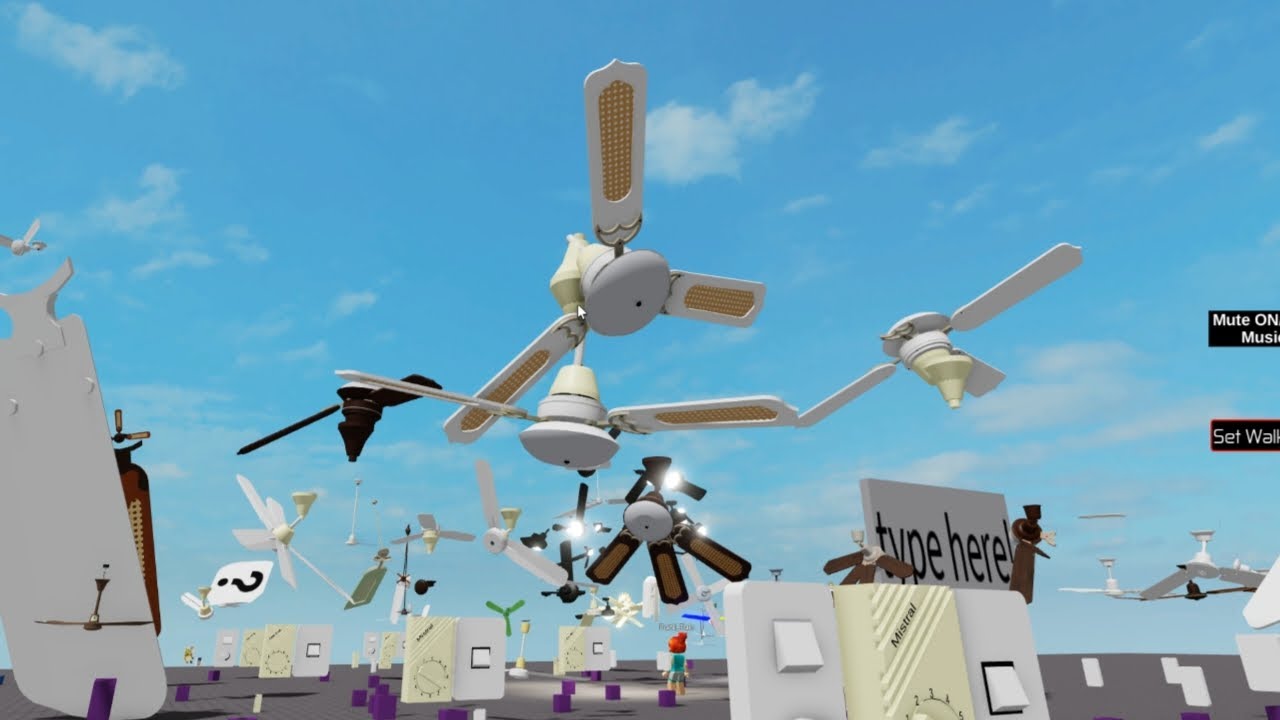 Roblox When Ceiling Fan Go Rouge In Land - YouTube