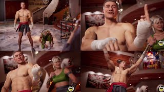 OMFG!🥵 JOHNNY CAGE IS SO HOT, SHIRTLESS VAN DAMME - MALE RYONA