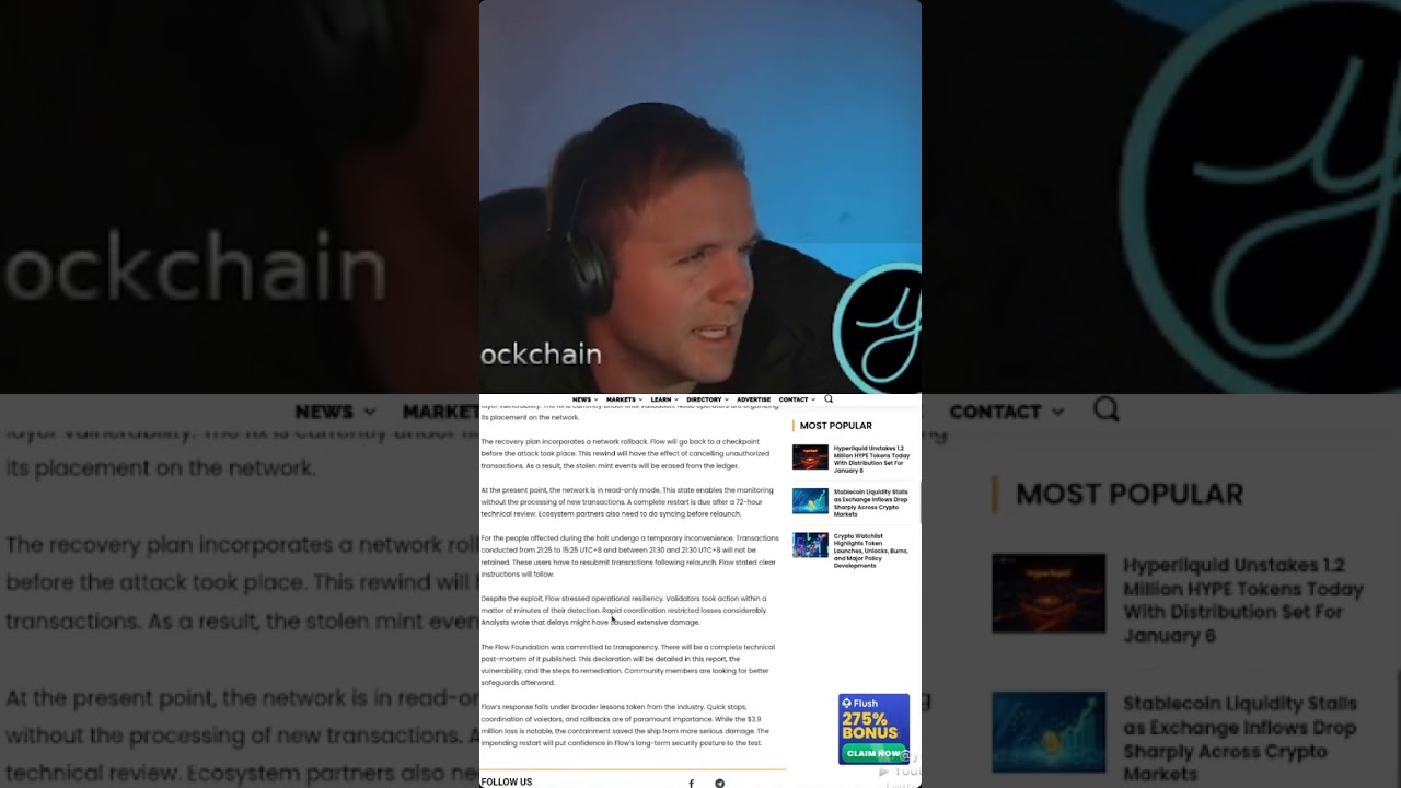 Inside Flow's $3.9M hack: the network restart, rollback, and what it means for crypto security